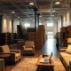 Interior of a fully furnished house inside the FBI's Kinetic Cyber Range training facility in Huntsville, Alabama.