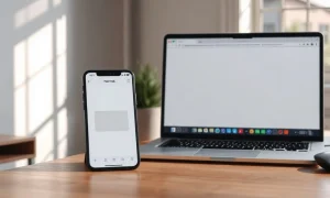 iPhone and MacBook showing ad-free app interfaces with Filtr ad blocker