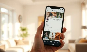 Smartphone displaying Instagram profile with a Series tab for bundled Reels content.
