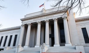 Federal Reserve building in Washington, D.C., where annual bank stress tests are administered.