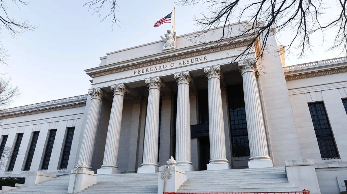 Federal Reserve building in Washington, D.C., where annual bank stress tests are administered.