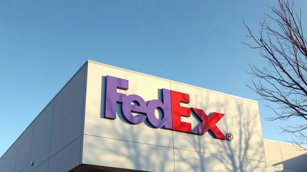 Exterior of a FedEx facility with company logo, representing the EEOC lawsuit over disability discrimination.