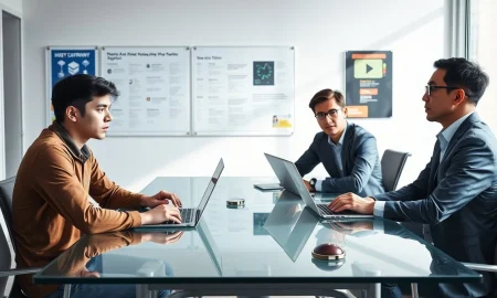 Fizz founders meet with VC Jerry Lu in a tense startup office meeting