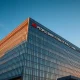 People's Bank of China headquarters building in Beijing under clear sky