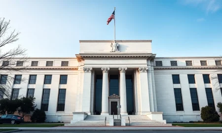 Exterior of the Federal Reserve building in Washington D.C.