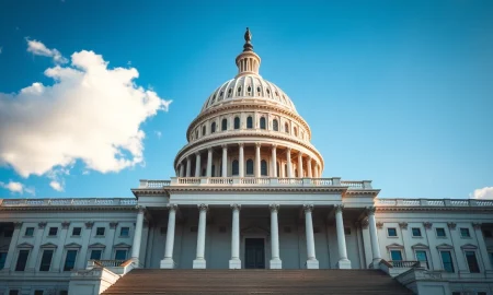 US Capitol building in Washington, D.C., representing the government's decision to revoke Iran's oil waiver.