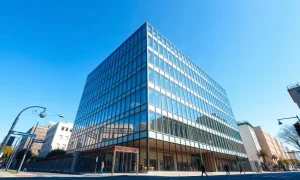 Anthropic headquarters building in San Francisco ahead of its planned 2026 IPO