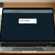 Laptop screen showing a Brave browser pop-up offering an email alias option