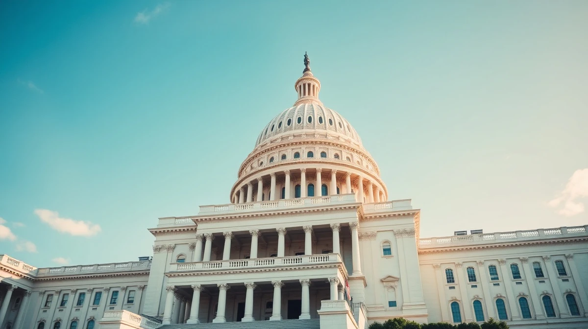 U.S. Capitol building under a clear sky, symbolizing legislative action on the CLARITY Act.