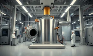 Kyoto Fusioneering's Unity-3 fusion fuel breeding prototype under construction at Oak Ridge National Laboratory
