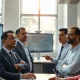 Navi fintech office in Bengaluru with team reviewing financial data