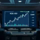 NZD/USD price chart showing upward momentum toward 0.6000 on a trading screen