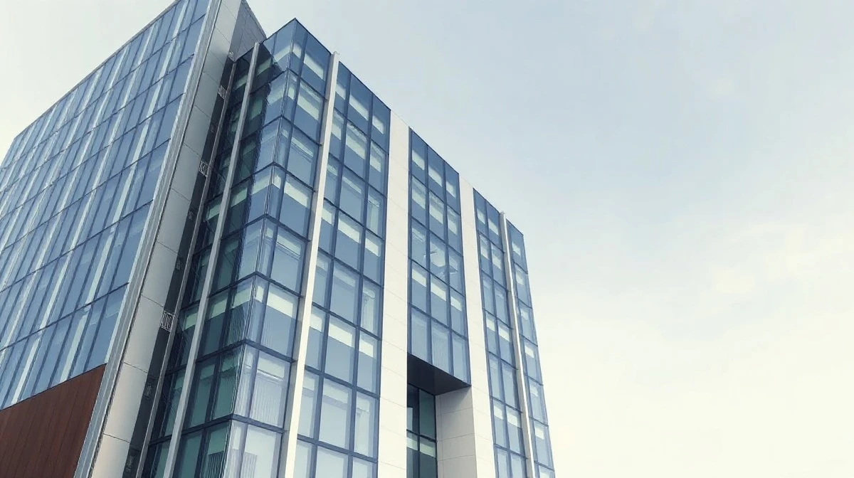 Modern corporate office building exterior, representing OpenAI's headquarters, in a news context.