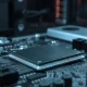 Close-up of OpenAI's Jalapeño AI inference chip on a circuit board