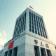 People's Bank of China headquarters in Beijing on a clear day