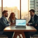 Investors and founders in a meeting at Reach Capital's San Francisco office