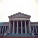 Exterior of a federal courthouse in San Francisco, where music publishers filed a copyright lawsuit against Anthropic.