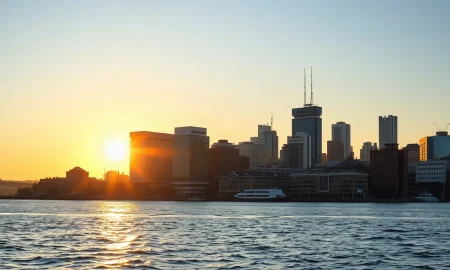 Stockholm skyline at sunset, symbolizing Sweden's growing startup ecosystem.