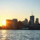 Stockholm skyline at sunset, symbolizing Sweden's growing startup ecosystem.