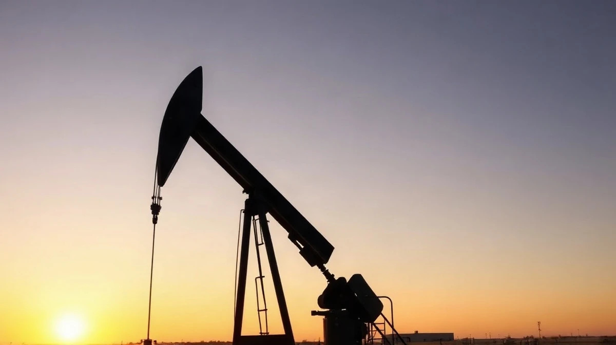Oil pumpjack in the Williston Basin at dusk, representing Vitesse Energy's non-operated oil and gas strategy.