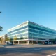 Modern commercial real estate building complex representing W. P. Carey's net lease portfolio.