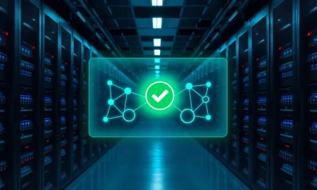 Empirik's AI-driven infrastructure monitoring dashboard in a data center