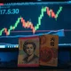 GBP/JPY currency pair chart analysis with British Pound and Japanese Yen banknotes