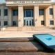 Delaware federal courthouse exterior symbolizing the trademark lawsuit between X Corp and Operation Bluebird.