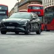 Ford Mustang Mach-E autonomous vehicle on a London street with Wayve AI driver